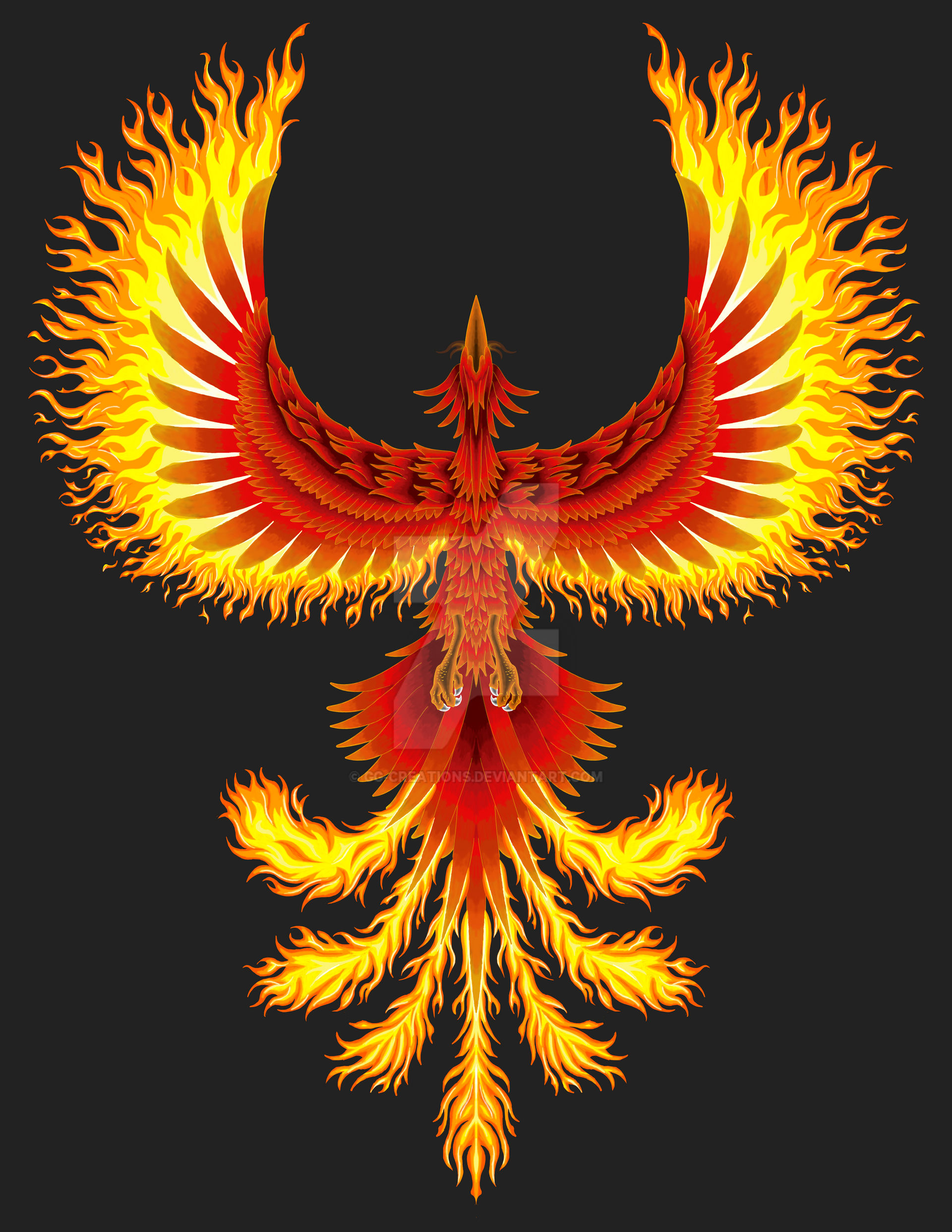 Phoenix Rising Hands Rising Phoenix by GG-Creations on DeviantArt