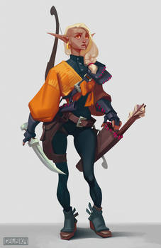 Ellana Character Design