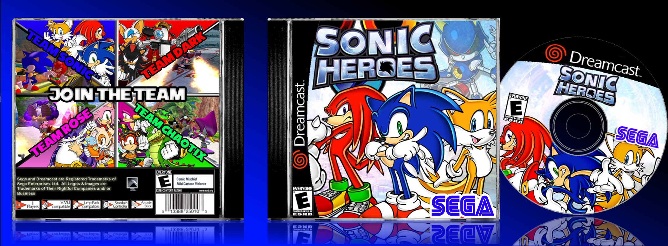 Sonic Heroes for DreamCast