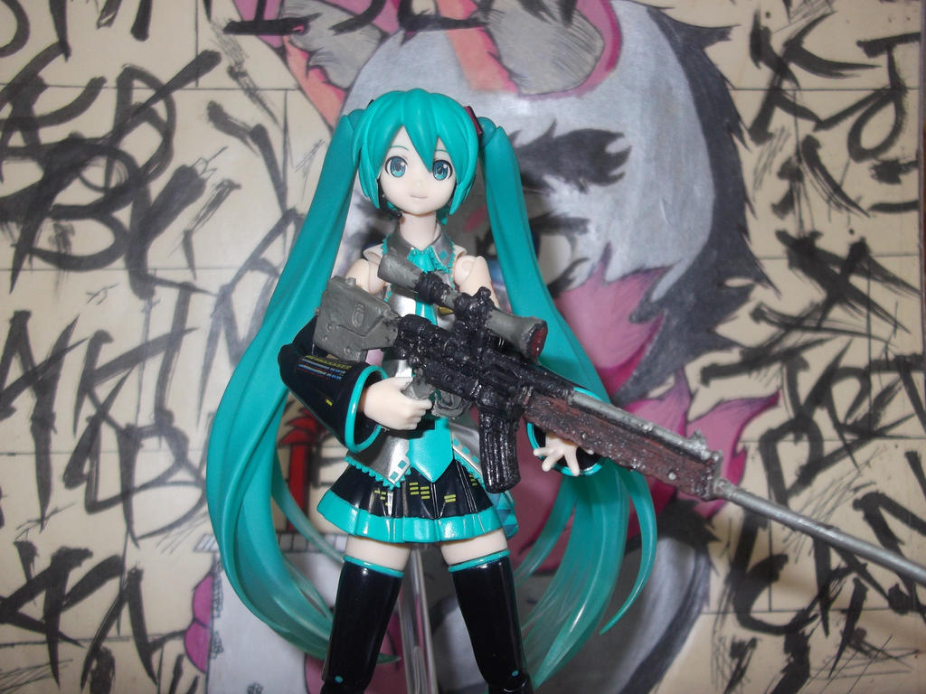 Custom gun, sniper riffle thingy by livintdark on DeviantArt