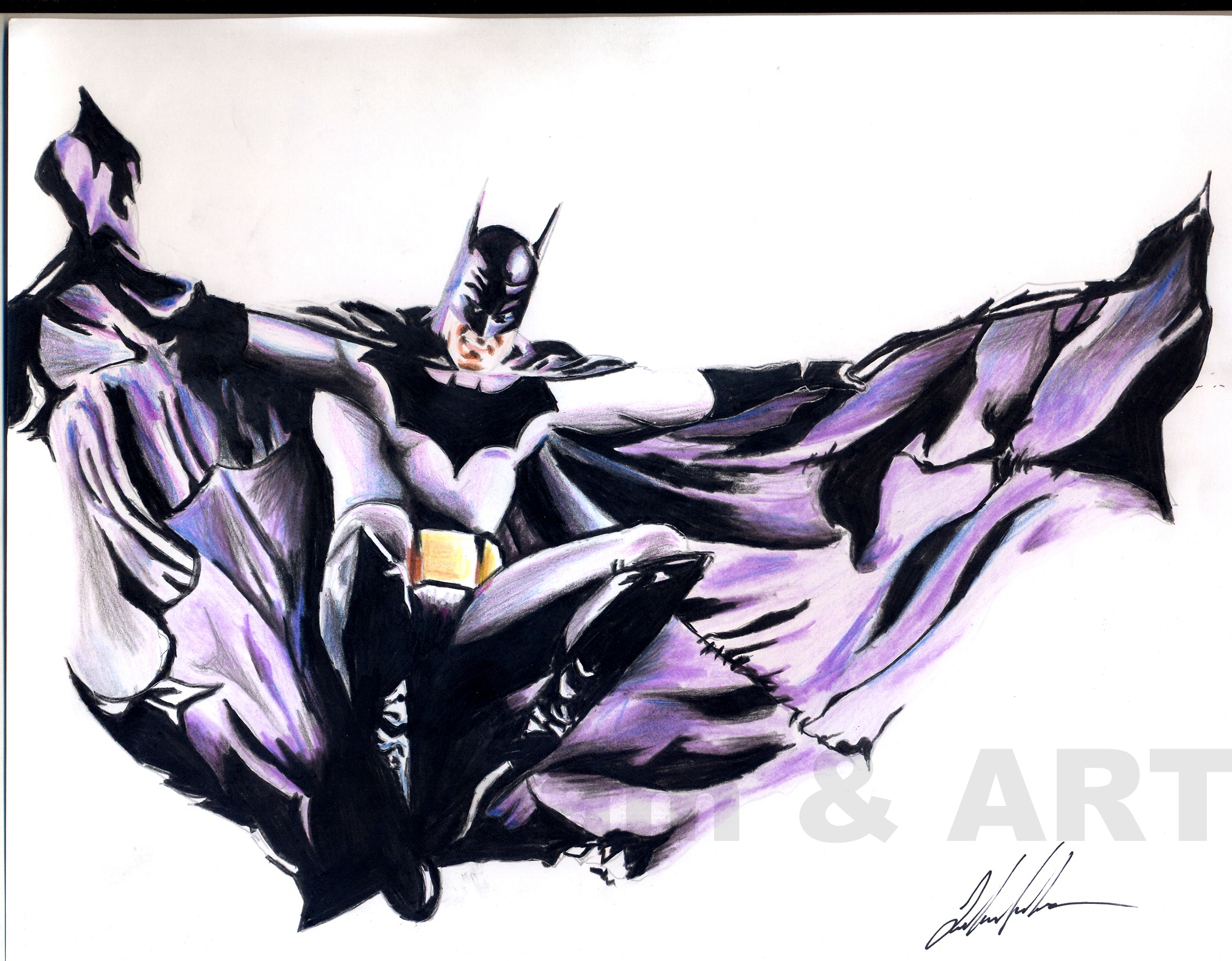 Alex Ross 'Batman' by DreamandArt on DeviantArt