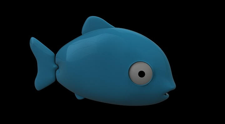 rango inspired 3d fish by oneguyvideos on DeviantArt