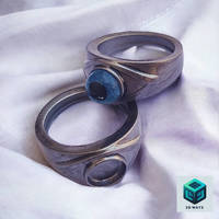 Azure eye ring from re village