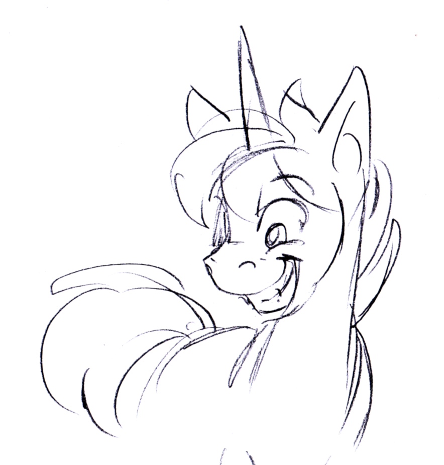 Sketch: Smiley Destrier