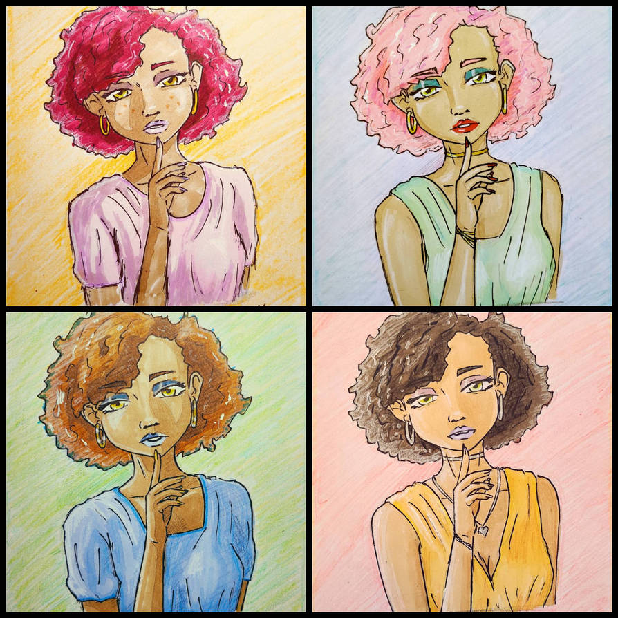 Four Panel Figure Example Four Panel Portraits by MikeFitz092 on DeviantArt