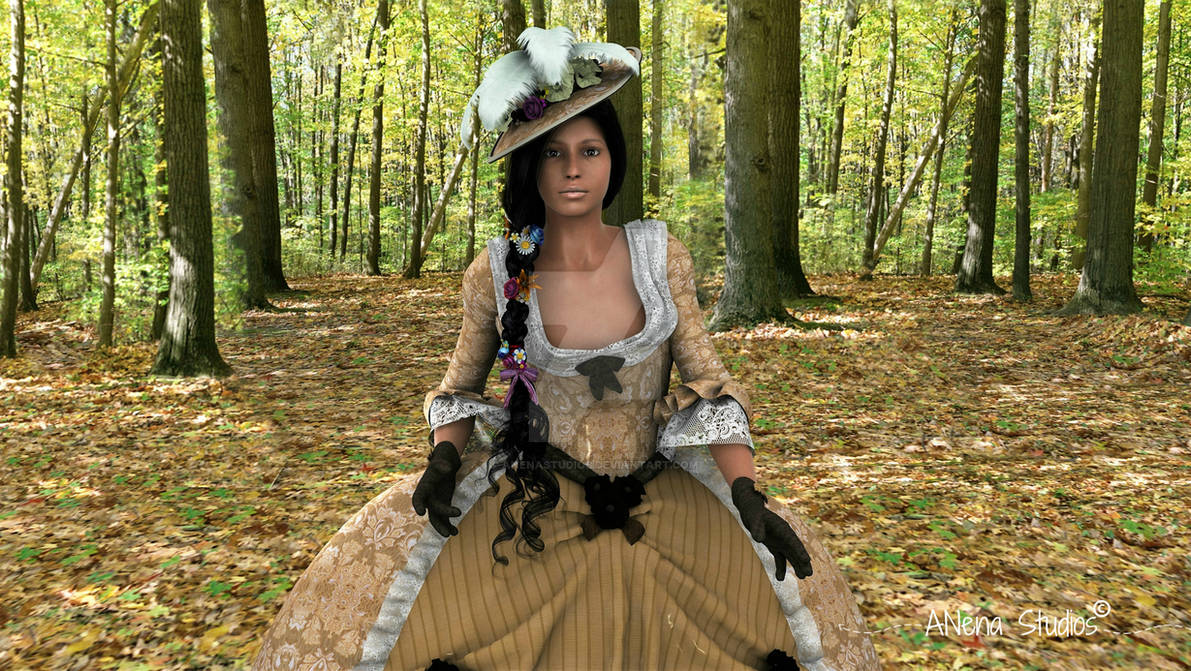 Lady Lopez a walk in the forest  by Anena studios by ANenaStudios