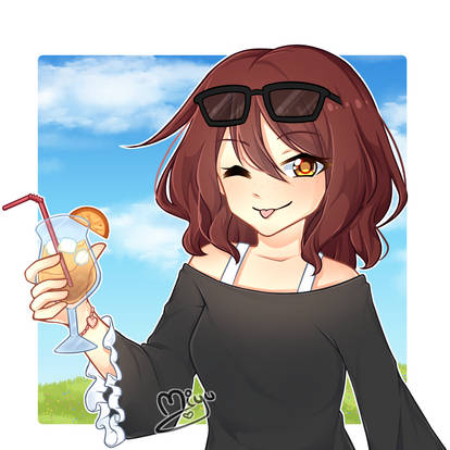 Commission - Summer Drink~