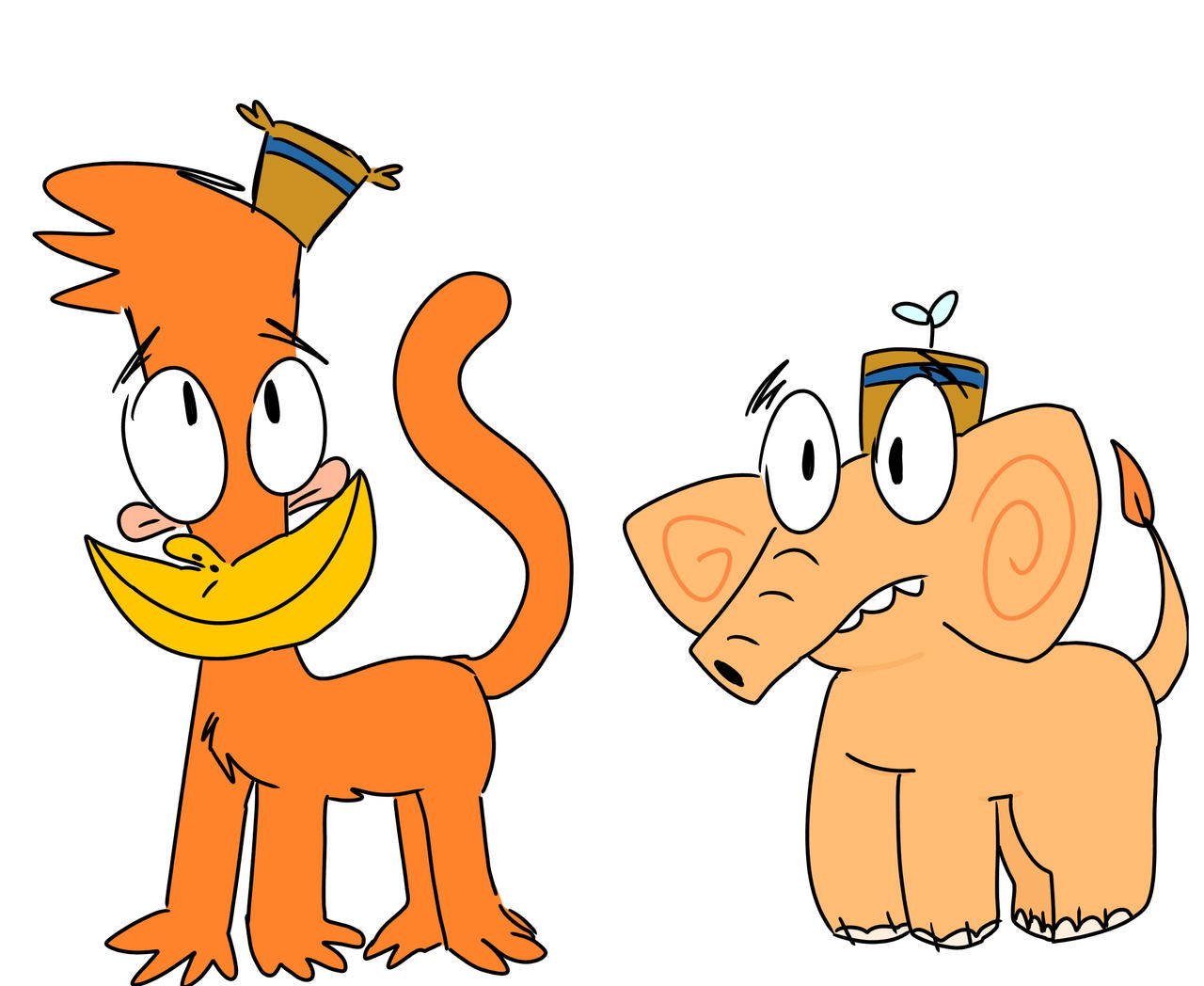 Feral Lazlo and Raj by lilmisslazlo on DeviantArt