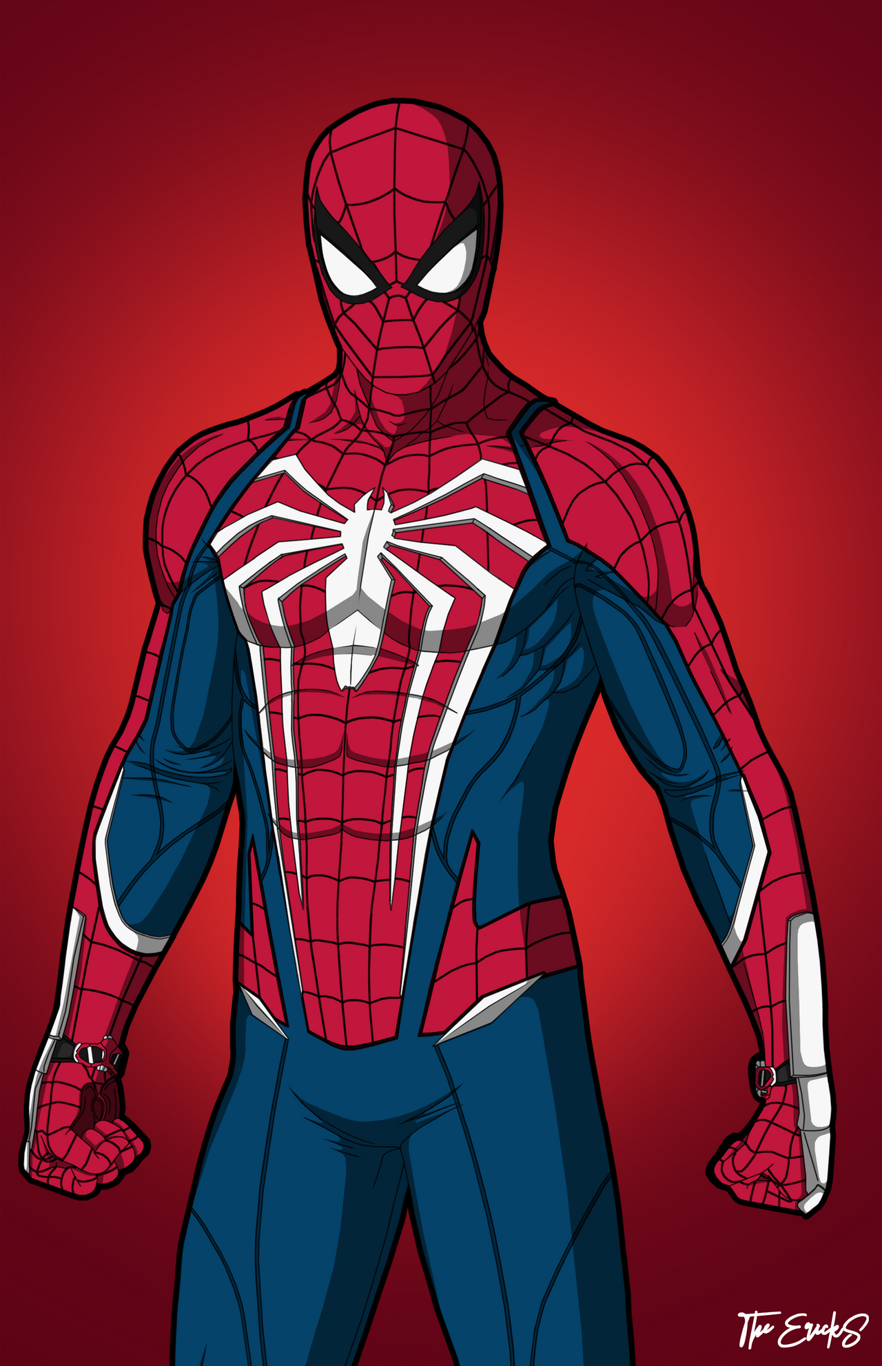 Marvel's Spiderman New Suit PS5 by The ErickS by TheEriiickS on DeviantArt