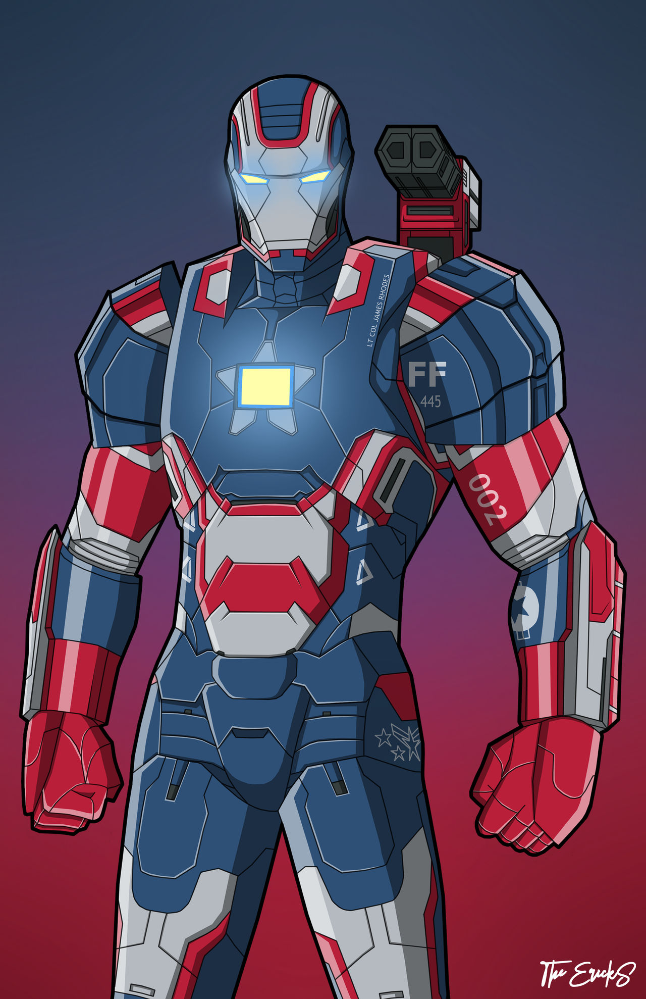 Iron Patriot by TheErickS by TheEriiickS on DeviantArt