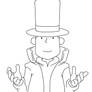 Profesor layton Lineart