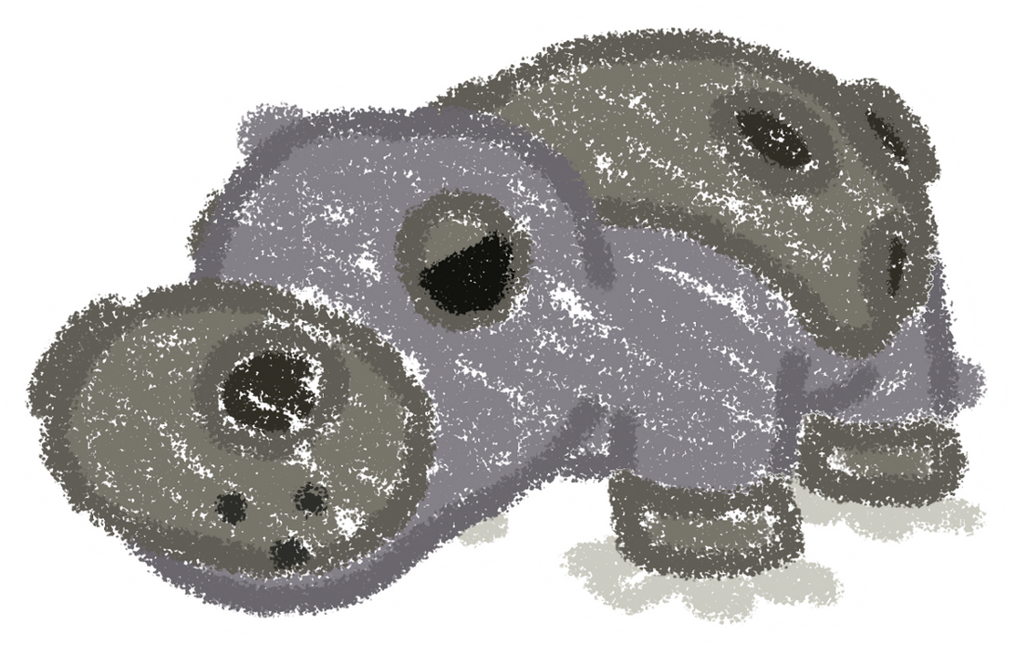 450 Hippowdon female by ElikChan on DeviantArt