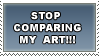 STOP comparing my art by Mona-sama