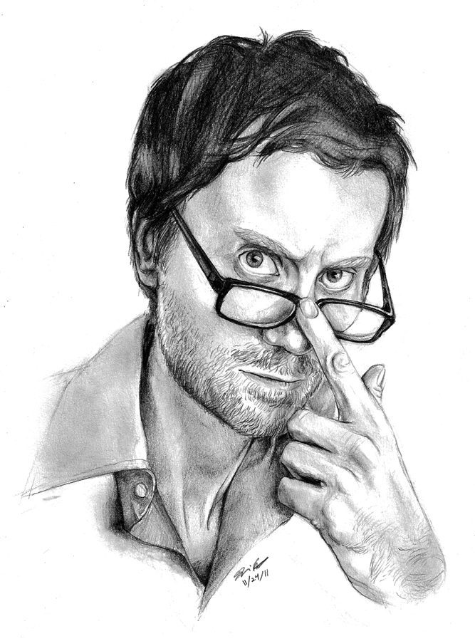 Stephen Merchant - Pencil