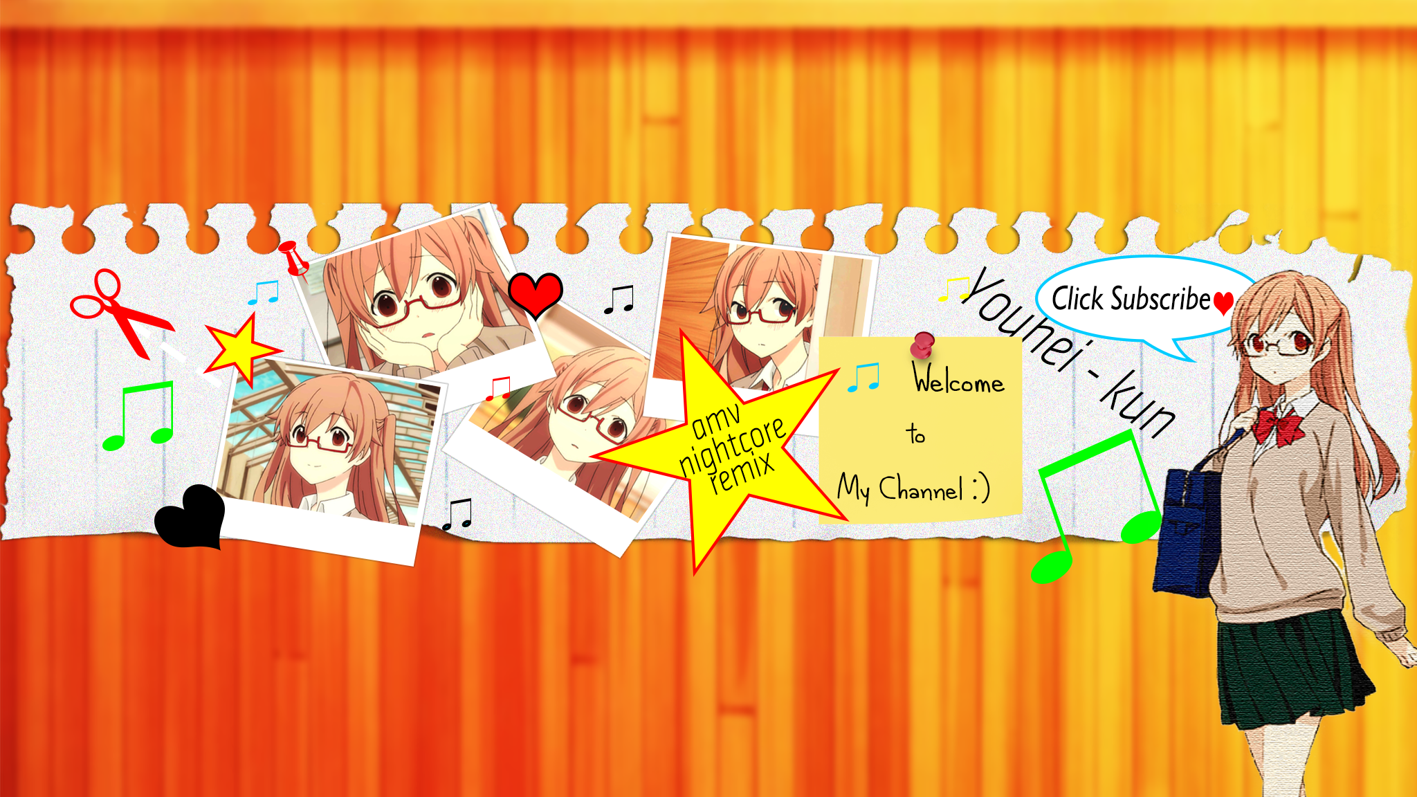 My youtube channel art by ArataHideyoshi on DeviantArt My youtube channel art by ArataHideyoshi on DeviantArt