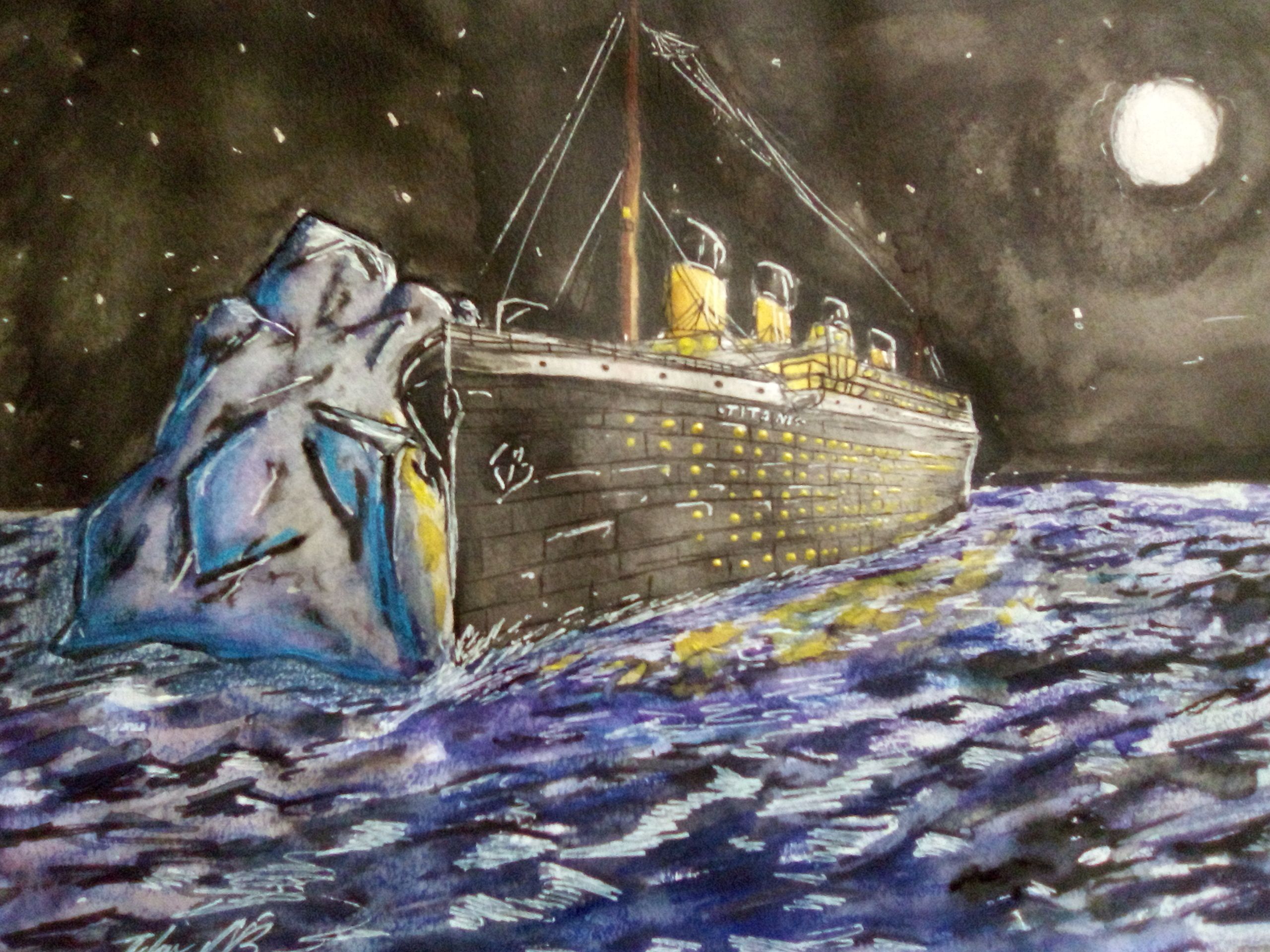 Titanic View Deviantart RMS Titanic by kenndallWolf on DeviantArt