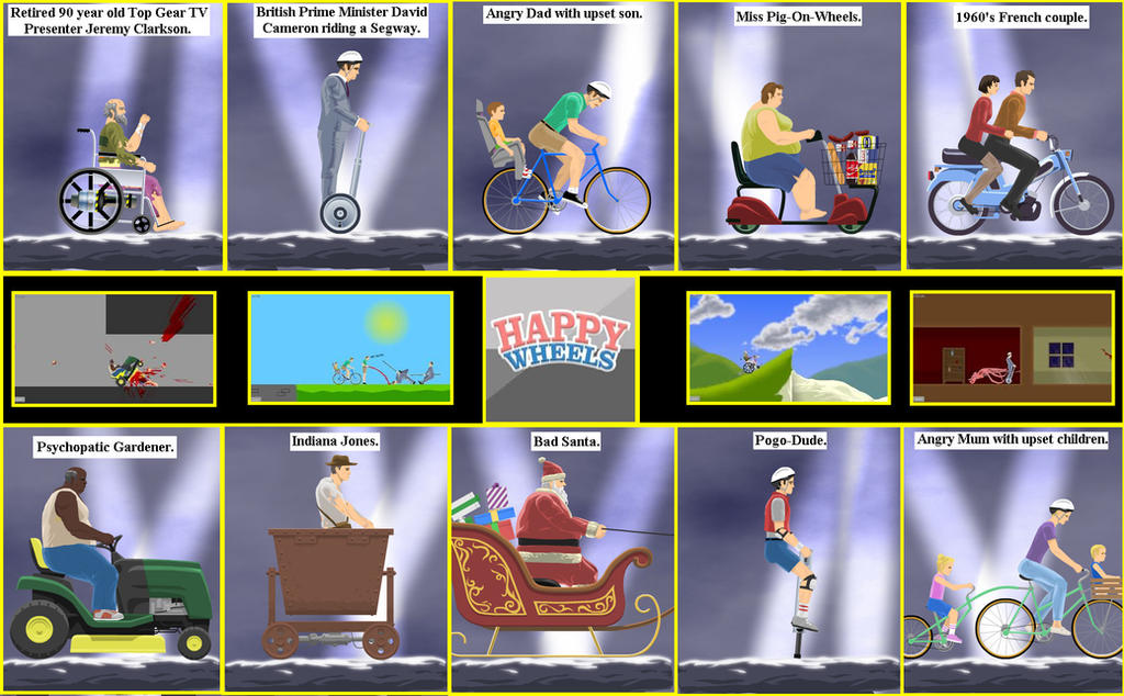 Happy Wheels - Wheelchair Guy by Agustinsepulvedave on DeviantArt