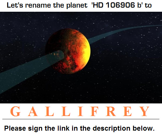 Online petition to rename planet 'Gallifrey'