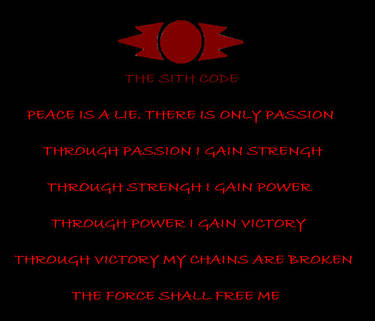 Star Wars - The Sith Code