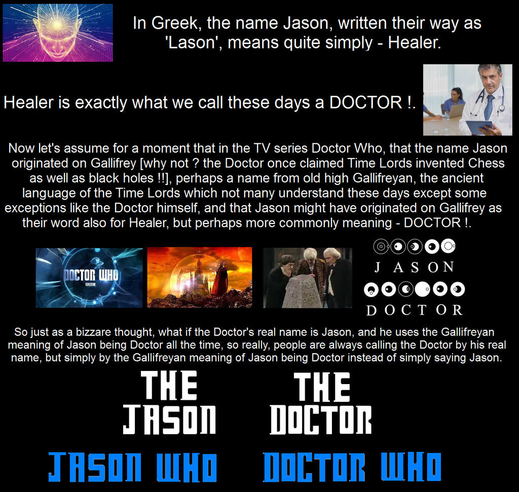 Doctor Who / Jason Who - A Bizzare Theory