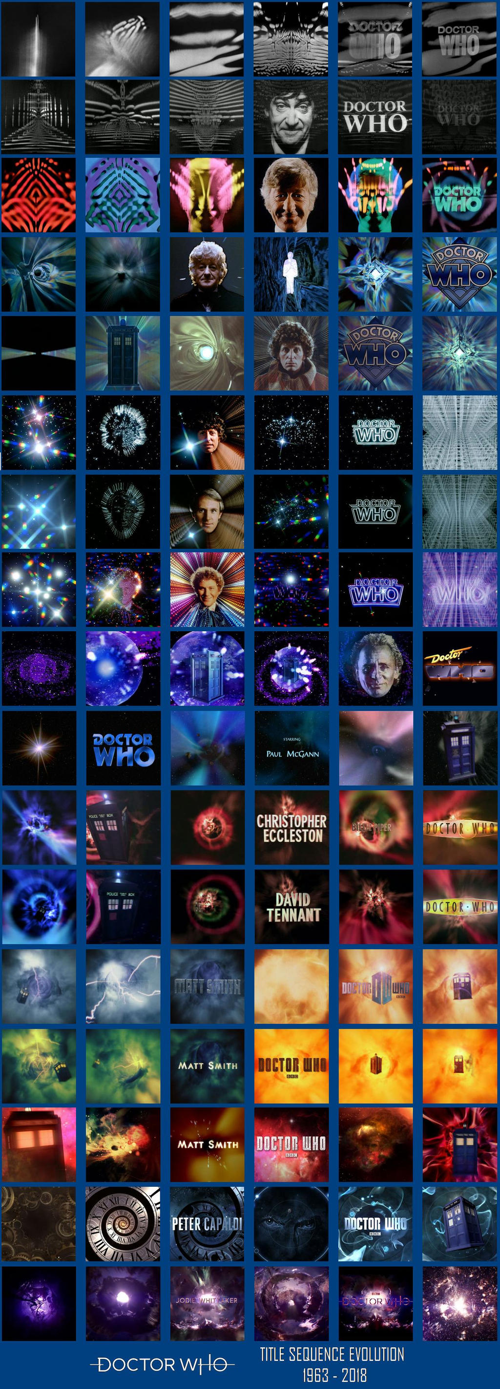 Doctor Who - Title Sequence Evolution by DoctorWhoOne on DeviantArt