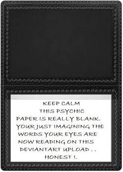 Doctor Who - Keep Calm Pshychic Paper