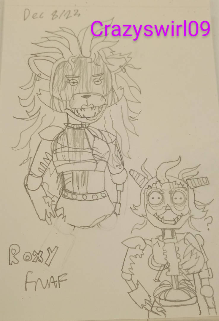 Hugging Shattered Roxy Shattered/Ruined Roxy SECURITY BREACH by Crazyswirl09 on DeviantArt