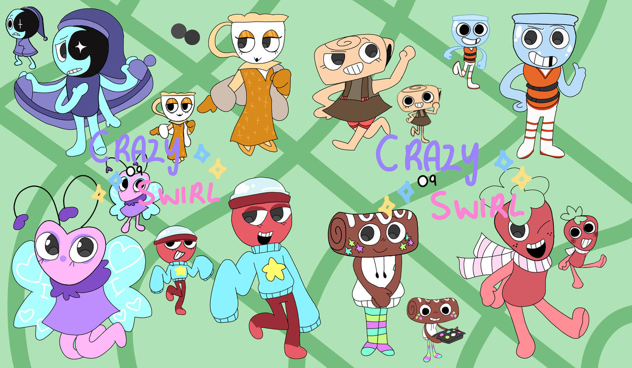 Dandys World Characters pt2 by Crazyswirl09 on DeviantArt