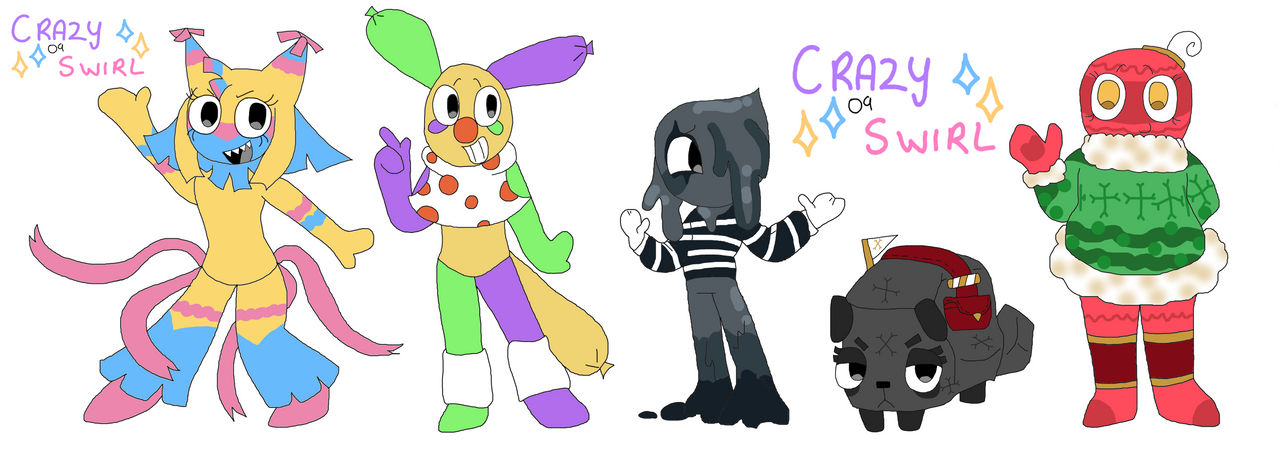 Dandys World Circus Trio BOBETTE N COAL By Crazyswirl09 On DeviantArt dandys-world-circus-trio-bobette-n-coal-by-crazyswirl09-on-deviantart