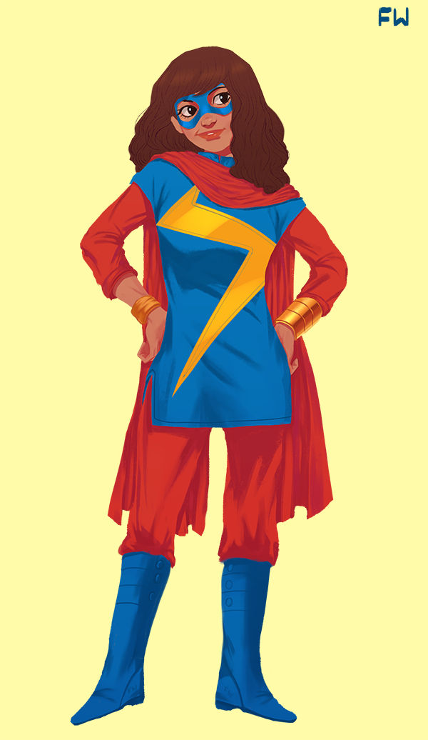 Ms. Marvel again by charliethestargazer on DeviantArt