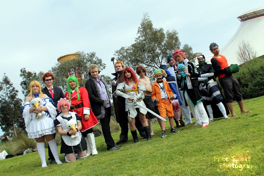 Manifest 2012: fairy tail cosplay group