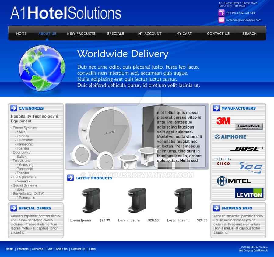 Commerceplus Layout osCommerce Layout 4 by datamouse on DeviantArt