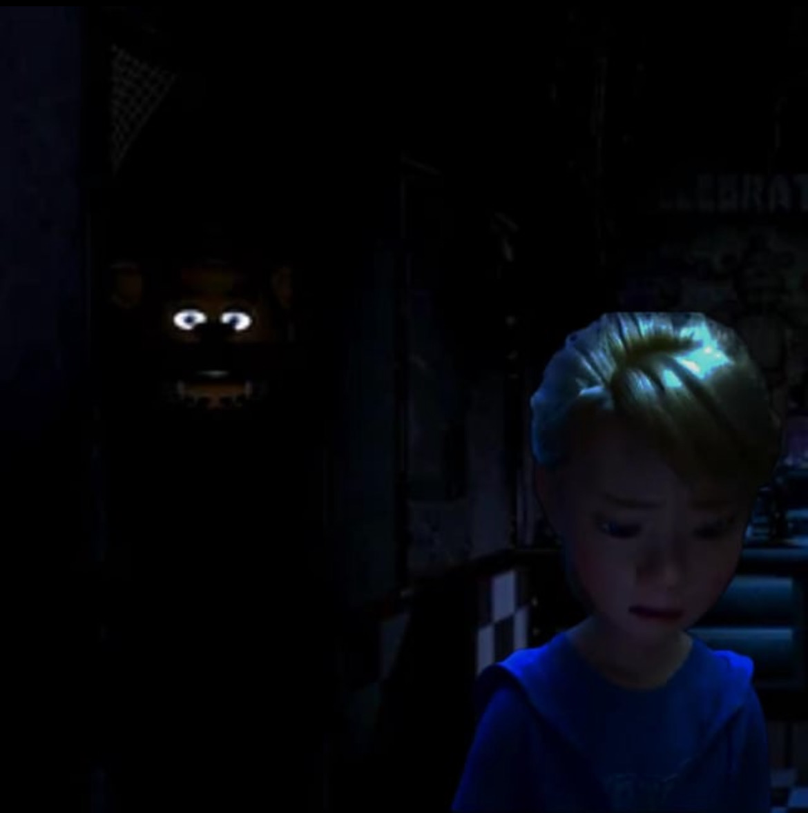 Riley Andersen meets Freddy Fazbear by Ethan123456gaming on DeviantArt