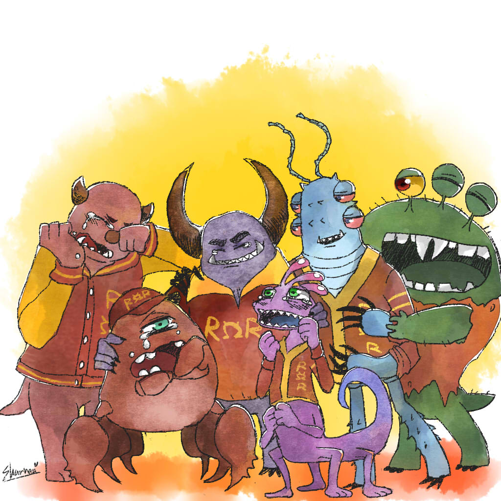 Monsters University Roar Omega Roar Logo