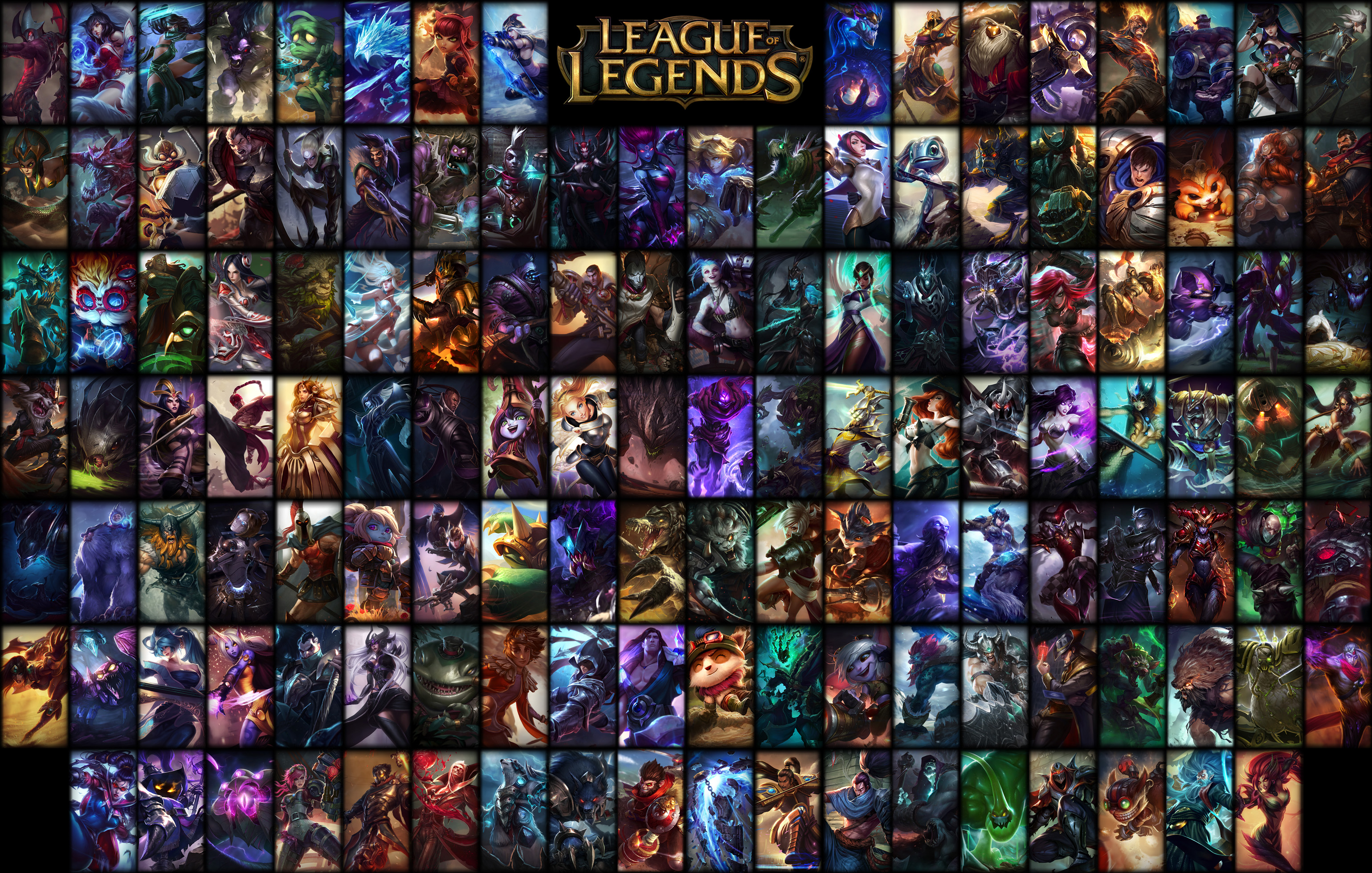 League of Legends Champion Collage 2016 (2) by Dextar-Gravelle on DeviantArt