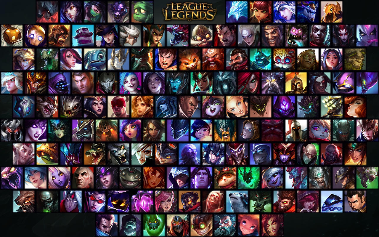 League of Legends Champion Collage 2018 (1) by Dextar-Gravelle on