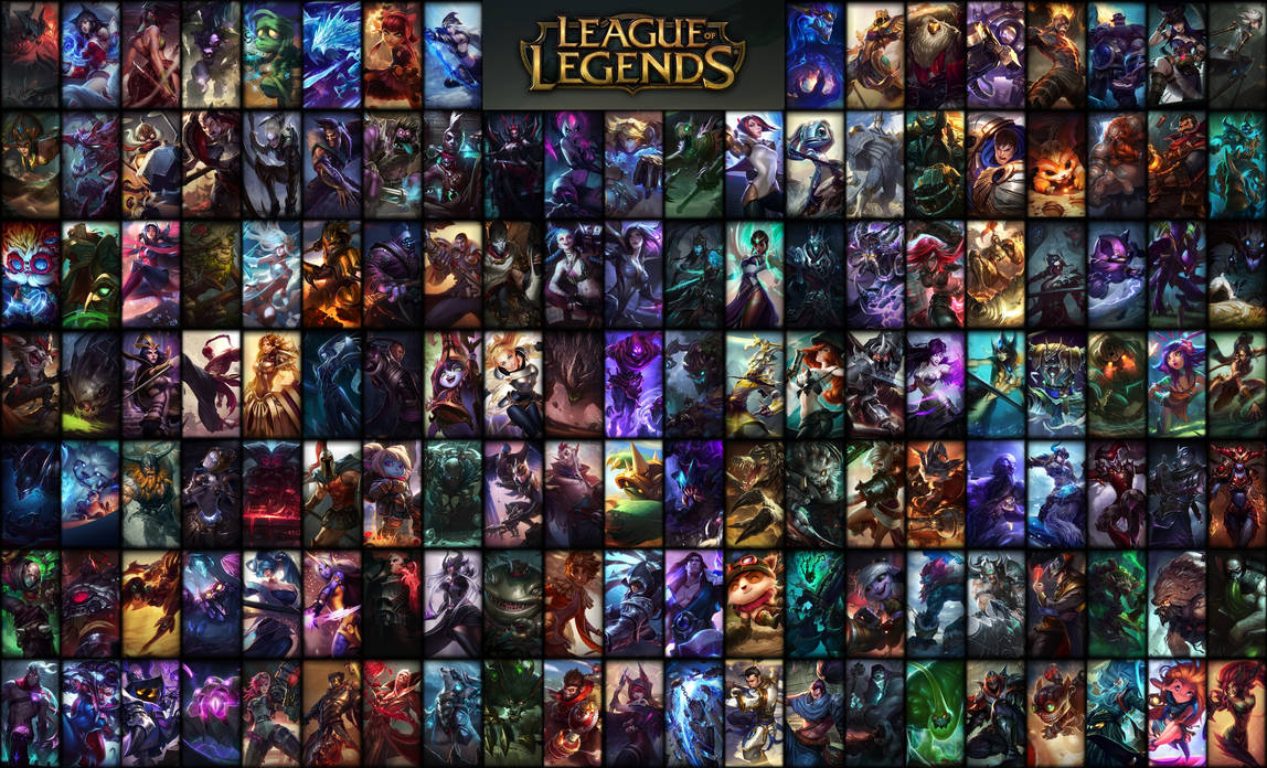 League of Legends Champion Collage 2018 (1) by Dextar-Gravelle on DeviantArt