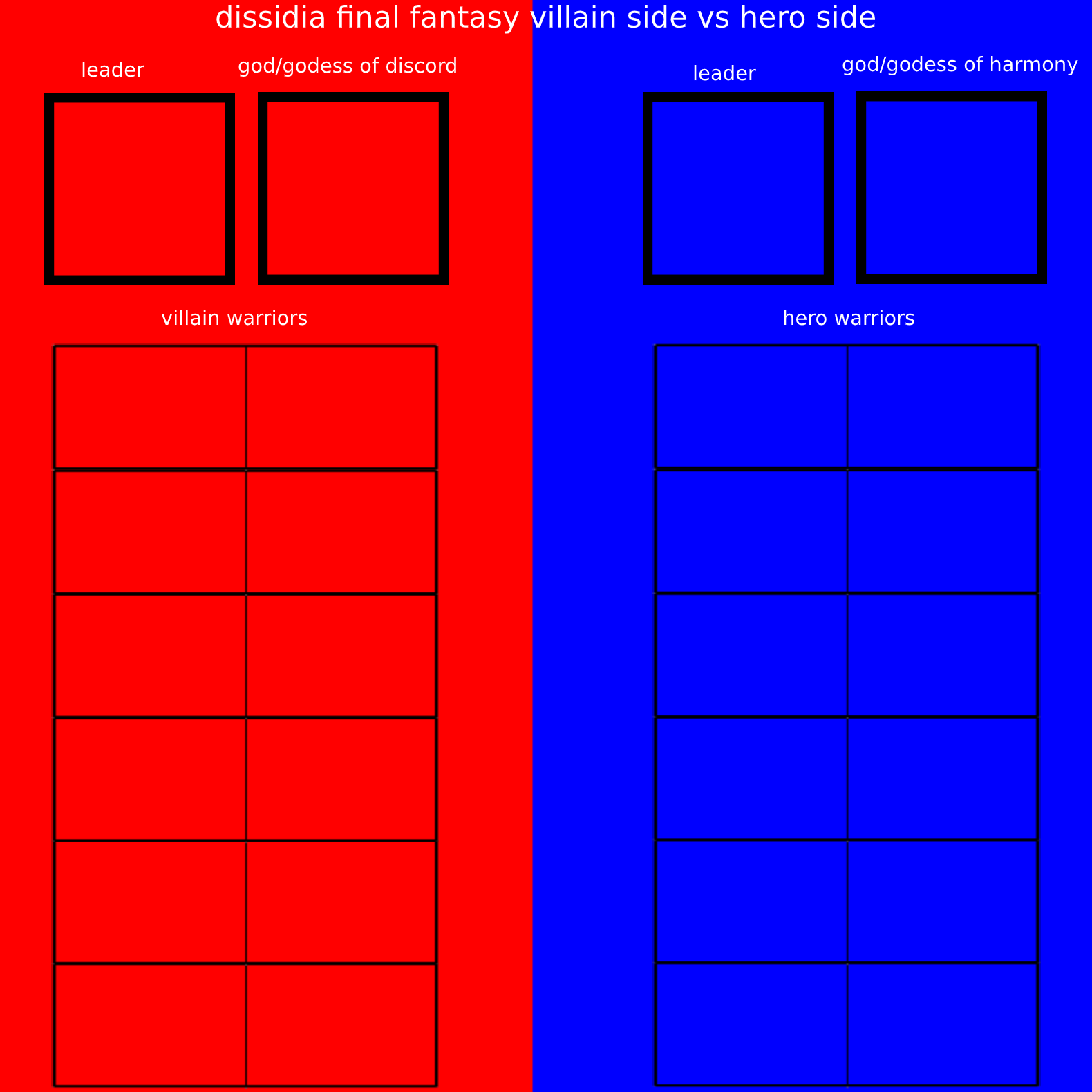 Dissidia Villains Vs Heroes Template By Heroicsonnyjim On DeviantArt dissidia-villains-vs-heroes-template-by-heroicsonnyjim-on-deviantart