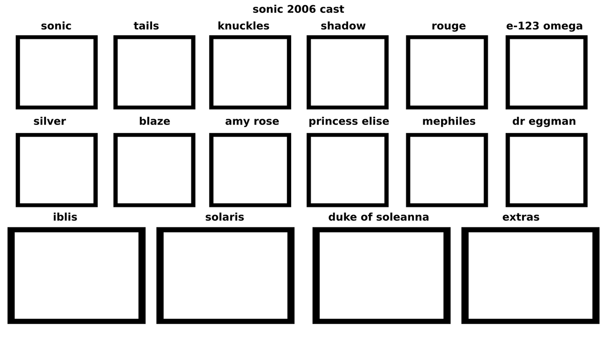 sonic 2006 recast by Optimuspride1234 on DeviantArt