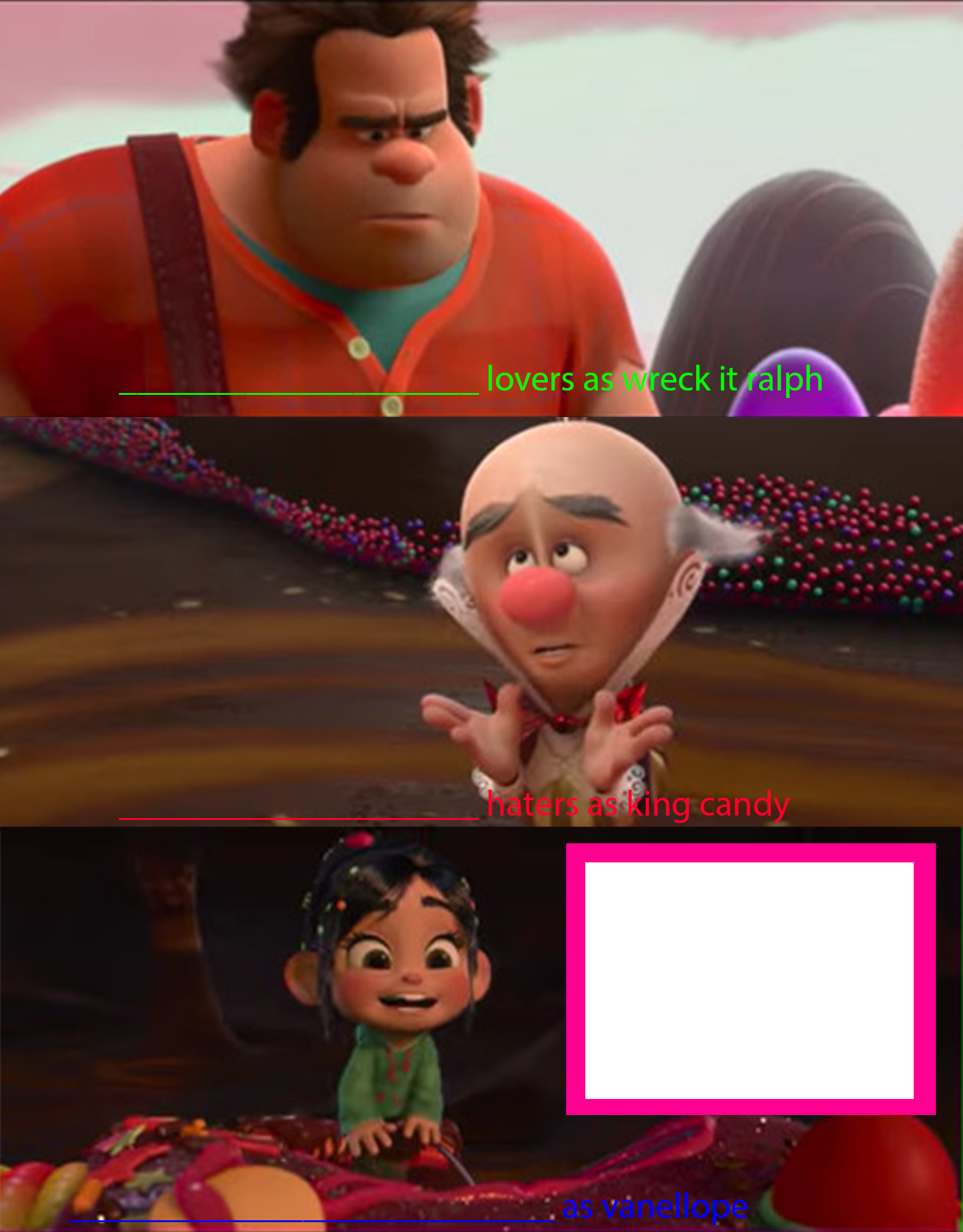Wreck It Ralph Kin Candy Wreck It Ralph King Candy and Vanellope Renact by Optimuspride1234 on ...