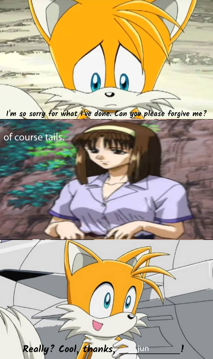 Op Tails Jun Accepts Tails's Apology by Optimuspride1234 on DeviantArt