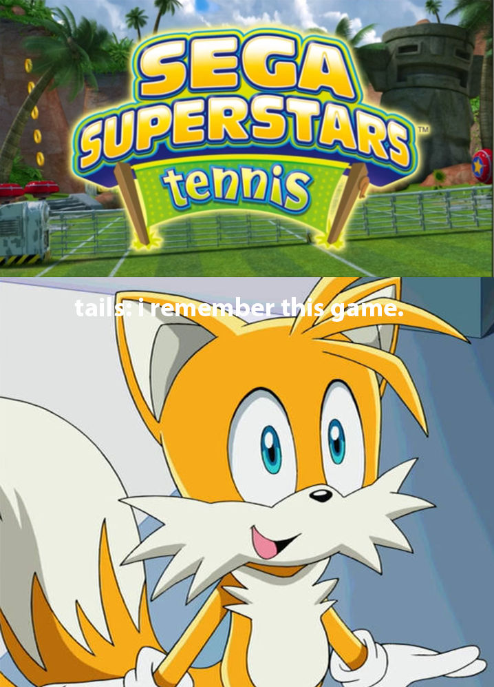 Op Tails Tails Remembers Sega Superstars Tennis by Optimuspride1234 on DeviantArt