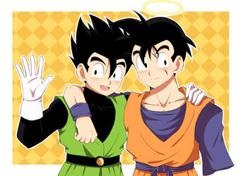 Gohan and Mirai Gohan