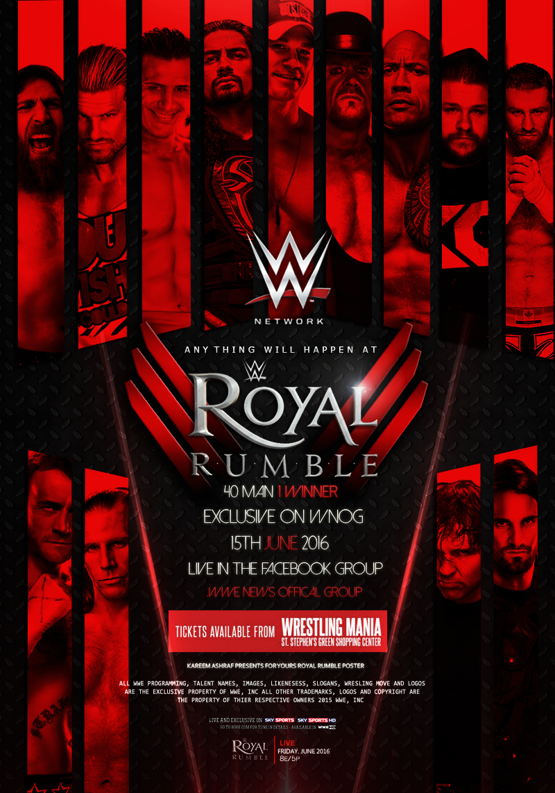 Royal Rumble Poster by KareemAshraf77 on DeviantArt