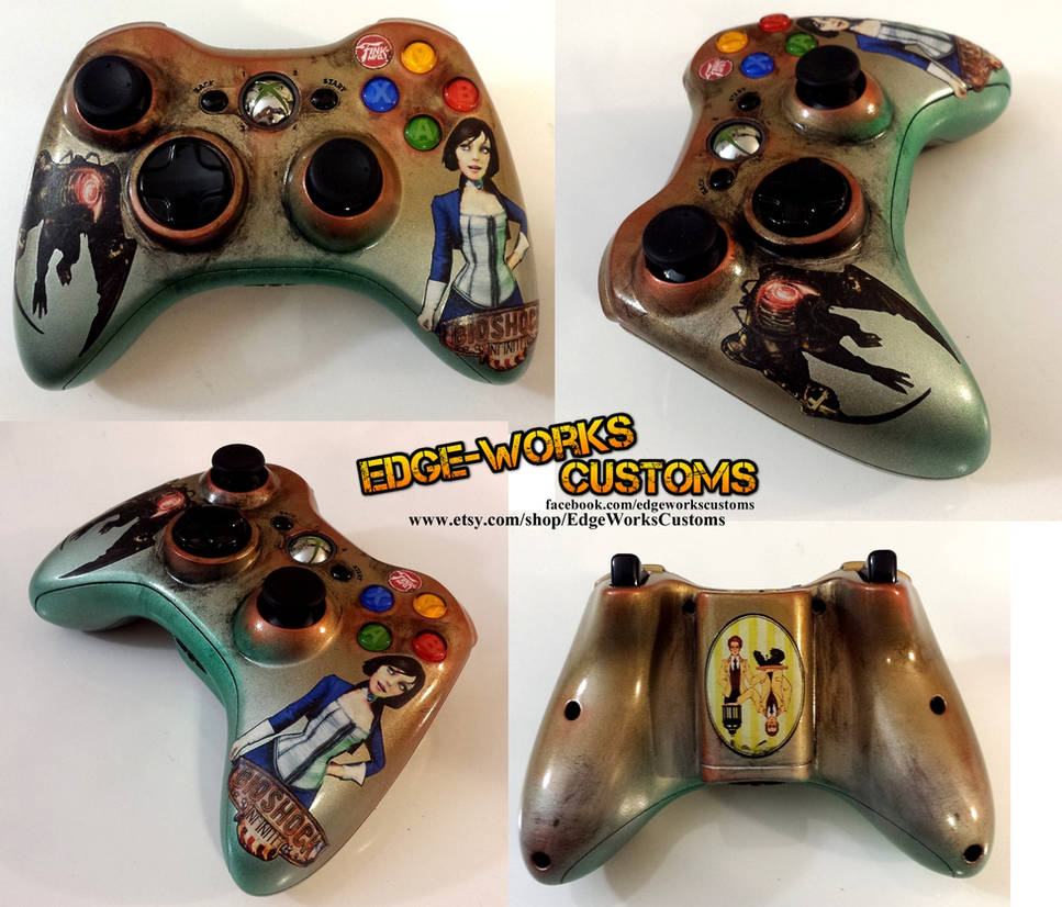 Bioshock Infinite Xbox Controller By Edge Works On Deviantart Bioshock Infinite Xbox Controller By Edge Works On Deviantart