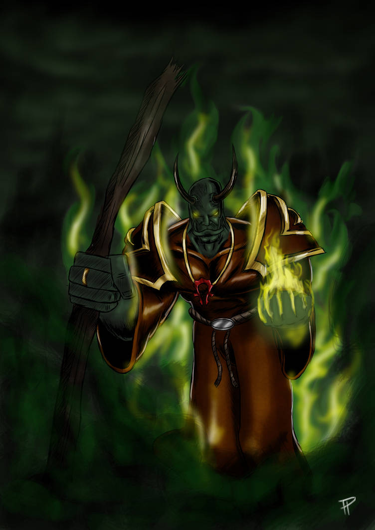 Orc Warlock by TerrenceP on DeviantArt