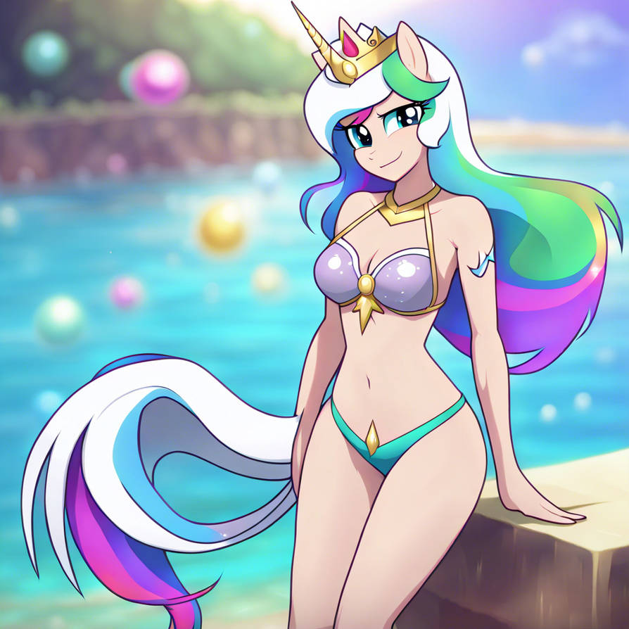 Princess Celestia Swimsuit Model 3