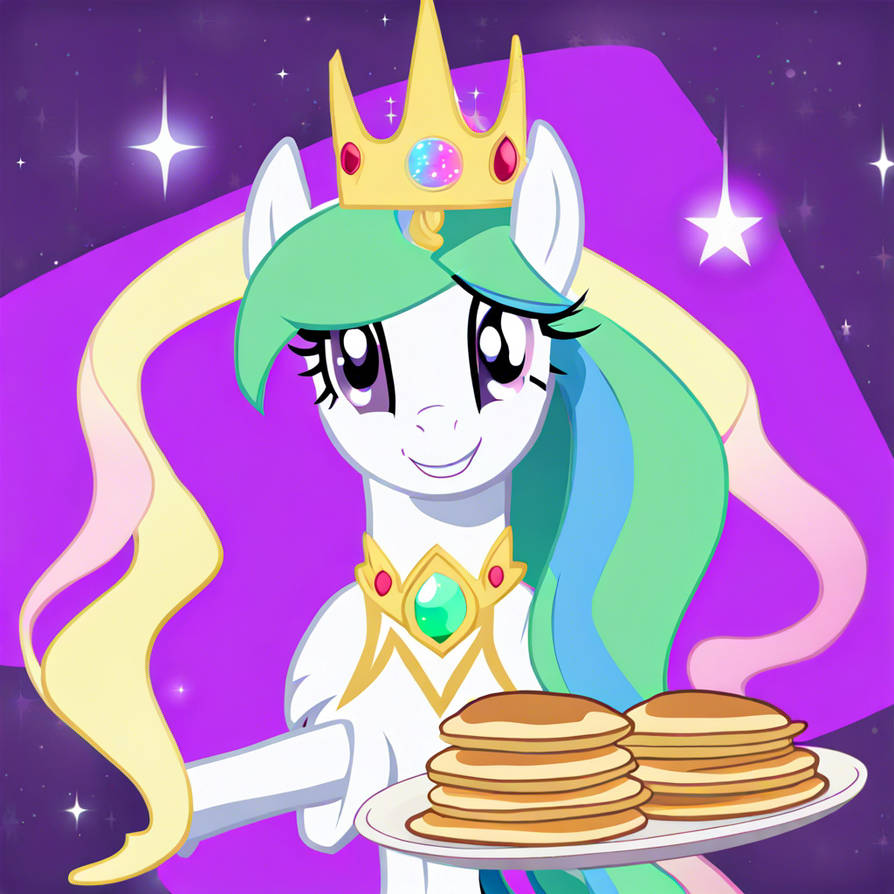 Princess Celestia Pancakes Ad