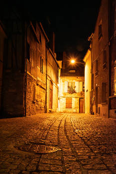 Alley at night