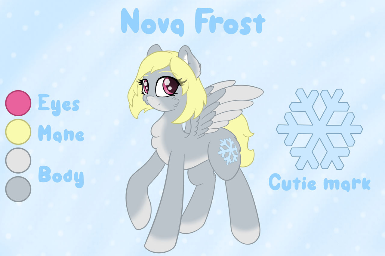 Nova Frost (aka Snowflake) reference by SealedSeal on DeviantArt